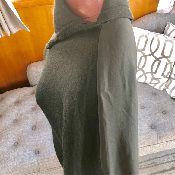 All Saints Black Button Down Turtleneck Sweater M - Picture 5 of 9